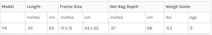 McLean Weigh-Net Size M 3kg Short Handle 5 McLean Weigh-Net Size M 3kg Short Handle - Afbeelding 3