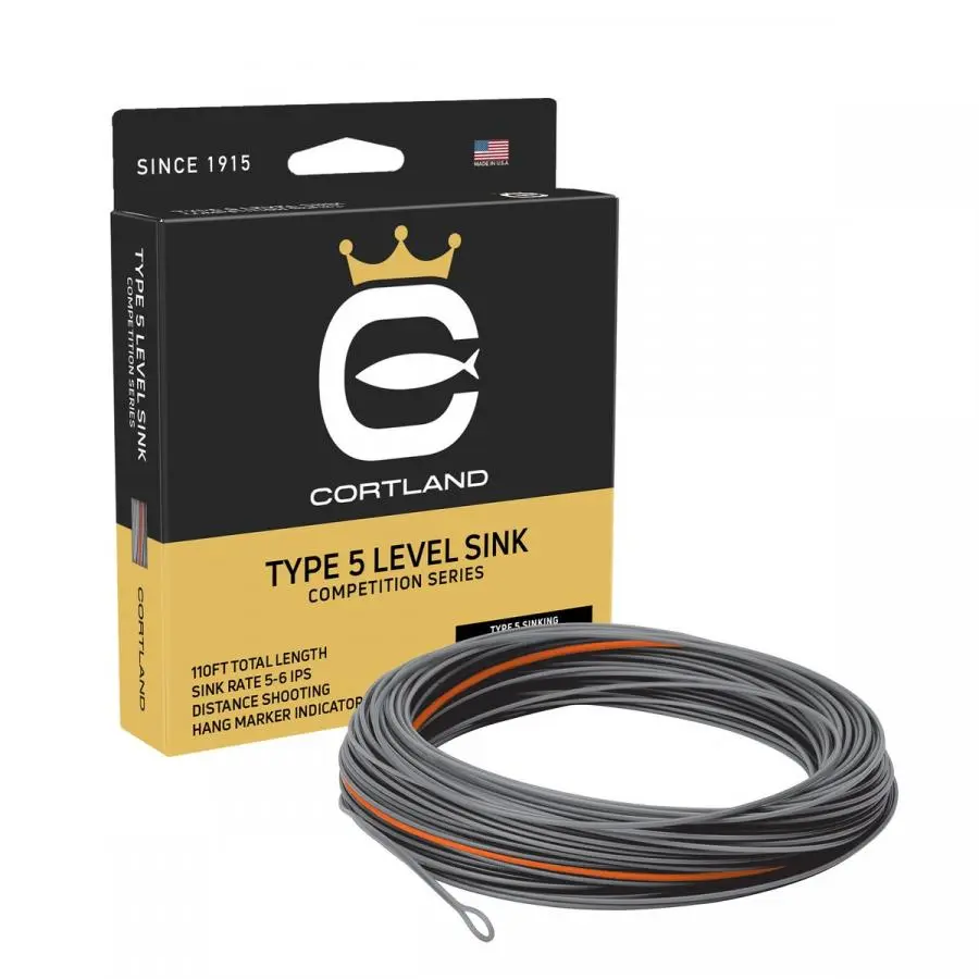 Cortland Competition Type 5 Level Sink Fly Line