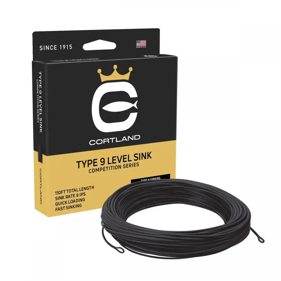 Cortland Competition Type 9 Level Sink Fly Line 3 Cortland Competition Type 9 Level Sink Fly Line
