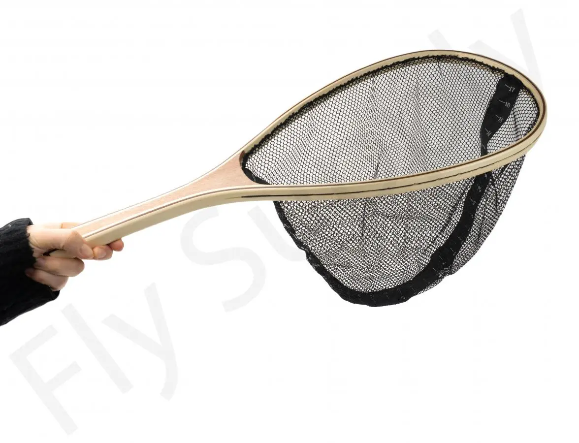 Euro Flies Wooden Landing Net 3 Euro Flies Wooden Landing Net