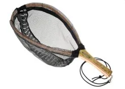 Vision Green Wooden Landing Net With Measure