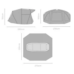 AVID CARP Ascent Bivvy 1 Man -Cortland Winkel avid carp ascent bivvy 1 man a0530007 bivvys en tenten 5