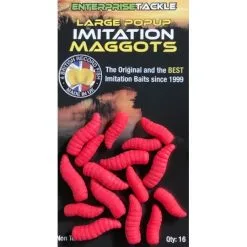 DE HENGELSHOP ENTERPRISE TACKLE Imitation Maggots Pop-Up / Red