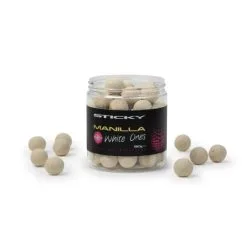 STICKY BAITS Manilla White Ones Wafters 16mm -Cortland Winkel sticky baits manilla white ones wafters 16mm mww16 hookbaits 1