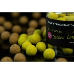 STICKY BAITS Manilla Yellow Ones Wafters 16mm -Cortland Winkel sticky baits manilla yellow ones wafters 16mm mwy16 hookbaits 3